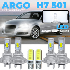 For Audi A3 8P Led 6000K Bright High Low Beam Side Light Headlights Bulbs 03-13