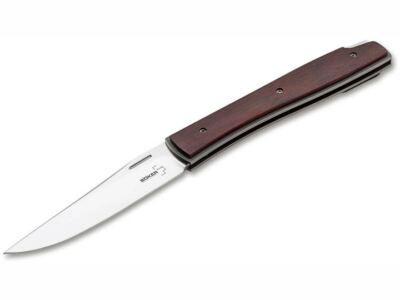 Boker Plus Urban Trapper Backlock Folding Knife 3.46  Blade Brown Handle
