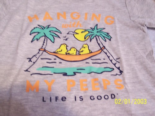 Kid's Boy's Girl's Life Is Good " HANGING WITH MY PEEPS " T-Shirt Size 5 New - Picture 3 of 3