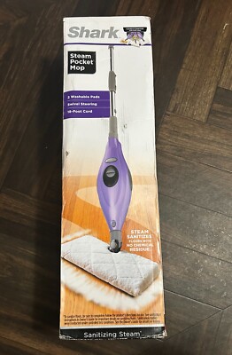 New Shark S3501 Steam Pocket Mop Hard Floor Cleaner Rectangular Head & 2 Pads