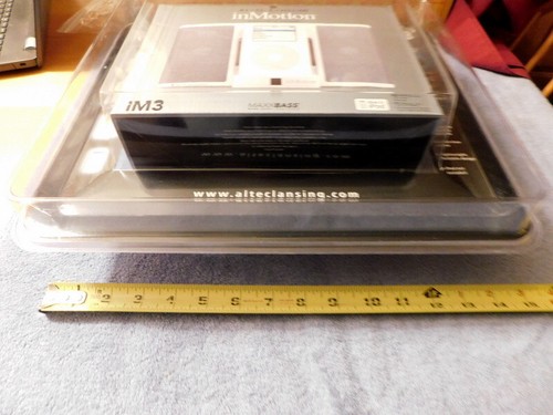 NIB Altec Lansing InMotion IM3 Portable Audio Dock Speakers and Remote For iPod - Picture 4 of 13