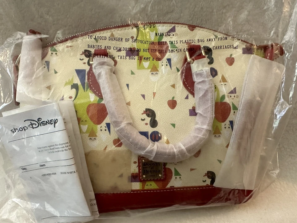 Bolso de Mano DOONEY & BOURKE Disney Blancanieves 85 Aniversario (2022) Nuevo con Etiquetas Foto 3 de 4