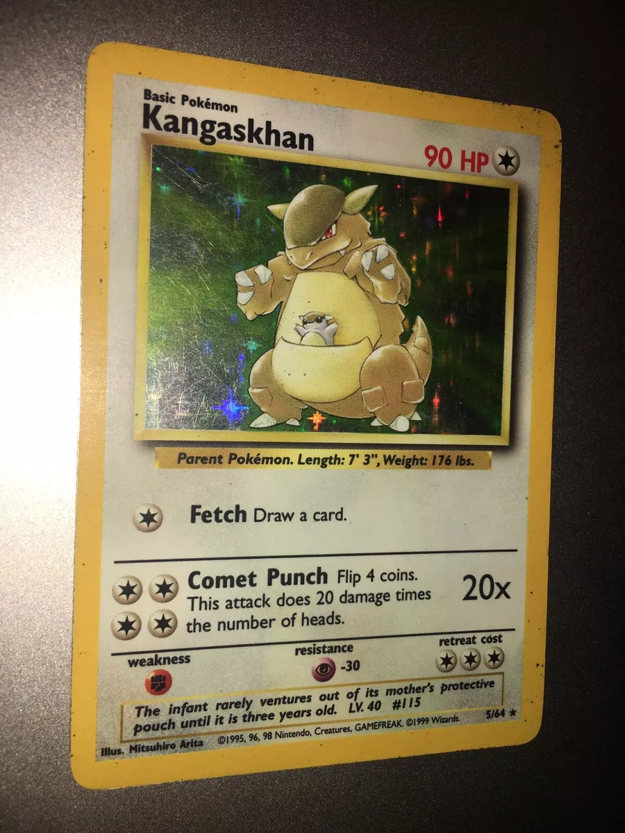 Pixeled Kangaskhan-Holo #115 Family Event Trophy Card - Pixeled