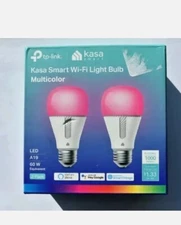 TP-Link - Kasa Smart Wi-Fi 60W A19 LED Light Bulb, Dimmable