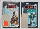 Star Wars Vintage 4-LOM and Zuckuss ROTJ 65 Back A Cardback Lot Of 2 Kenner '83