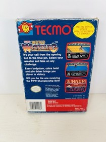 Tecmo Tecmo World Wrestling (Nintendo NES) 1990 NTSC-U/C Complete in Box