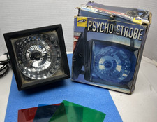 Psycho Strobe Light Color Panels  Speed Adjuster - Original box - Tested Works