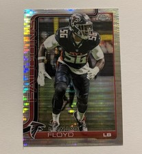 Leonard Floyd #18 Pulsar Refractor 2025 Topps Chrome Football Atlanta Falcons