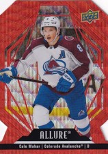 2022/23 UPPER DECK ALLURE ORANGE SLICE COLORADO AVALANCHE CALE MAKAR #70