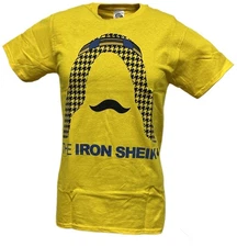 The Iron Sheik Mens Yellow Legends T-shirt