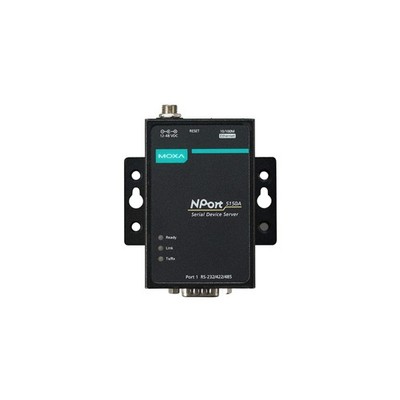 Moxa NPort 5150A - 1 Port RS-232/422/485 Serial Device Server, 0 to 60°C Oper...