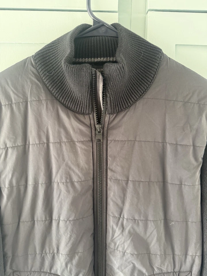 Jaqueta Suéter Masculina Banana Republic Tamanho Pequeno Preta - Imagem 4 de 4