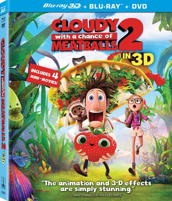 Cloudy with a Chance of Meatballs 2 (Three-Disc Combo: Blu-ray 3D + Bl (Blu-ray)