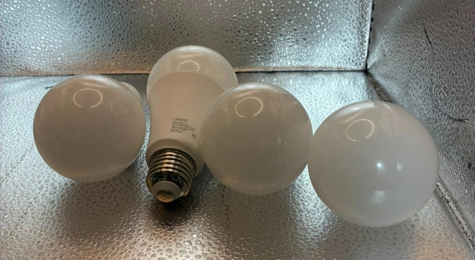 Linkind Smart Light Bulb A21 RGBTW 4-Pack 1600lm WIFI LED Works with Alexa - Image 2 of 4