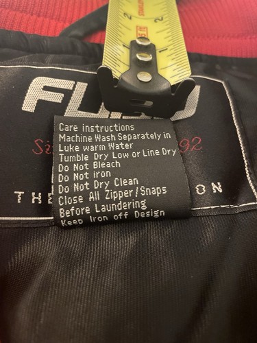 Vintage Fubu Sport Champs 05 Satin Varsity Jacket Black/Red Men's Size 2XL - Picture 9 of 16
