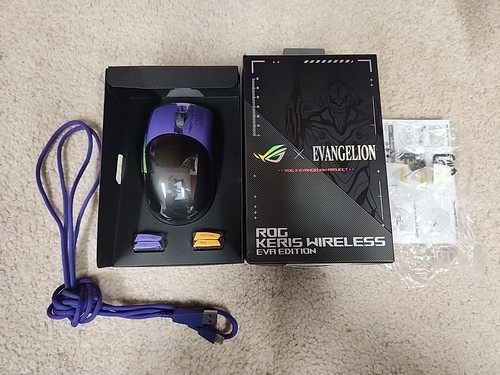 ROG Keris EVA wireless 16000 DPI Gaming Mouse USED FAST SHIPPING FROM USA ✈️ - 第 1/3 張圖片