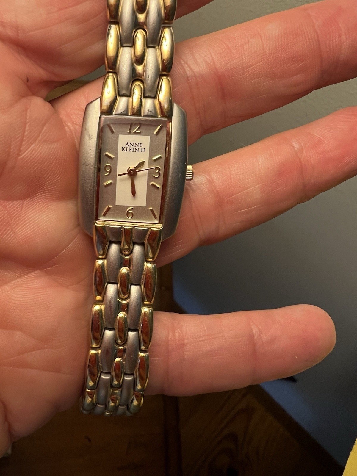 Two-tone Anne Klein II Watch, Rectangular, Untest… - image 9