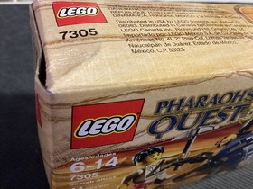 Lego Pharaoh's Quest Scarab Attack 7305 Blue Beetle Gold pickaxe campfire 2011