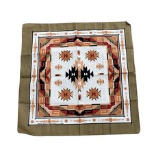 VTG Springs Bandana USA Southwest Aztec Tribal Cowboy Multicolored Handkerchief
