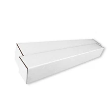 White Square Mailing Tubes 3 x 3 x 18" ECT-32B 25/Case