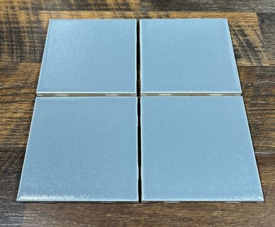 4 pcs American Olean Crystal Cornflower 321 square Ceramic Tile  4-1/4''
