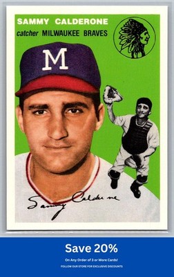 Sammy Calderone 1994 Topps Archives 1954 #68 Gold Milwaukee Braves K39