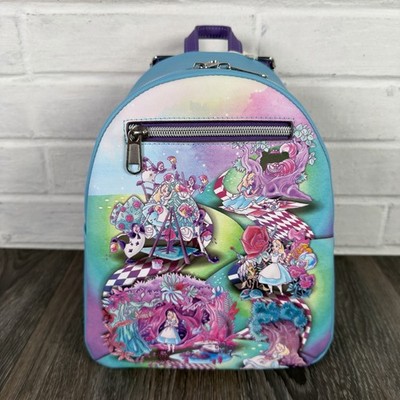 Loungefly Disney Alice In Wonderland Scenes Mini Backpack New 2026
