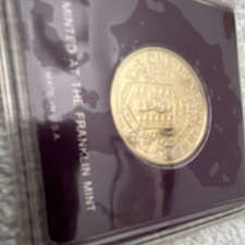 1976 British Virgin Islands 100 Dollar Gold Coin Franklin Mint BU w/ Certificate
