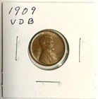 1909 VDB Lincoln Head Penny Cent. AU+/UNC. - w/Excellent toning as pictured.