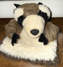 Folkmanis Furry Folk Small 8 LITTLE Raccoon Plush Full Body Hand Puppet