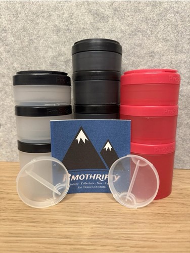 BlenderBottle ProStak & GoStak Pill Org & Storage Containers-Various Color/Sizes
