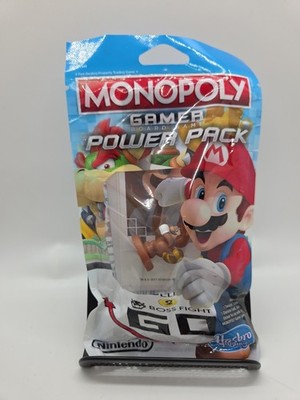 Super Mario Monopoly Gamer Board Game Power Pack Figure Hasbro TANOOKI MARIO