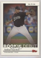 2006 Topps Update Rookie Debut Anibal Sanchez #RD-40 cg4