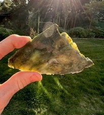 Linus Pauling Collection: Large Old Stock Jadeite: 70.13g Swirly Blue-Green Slab