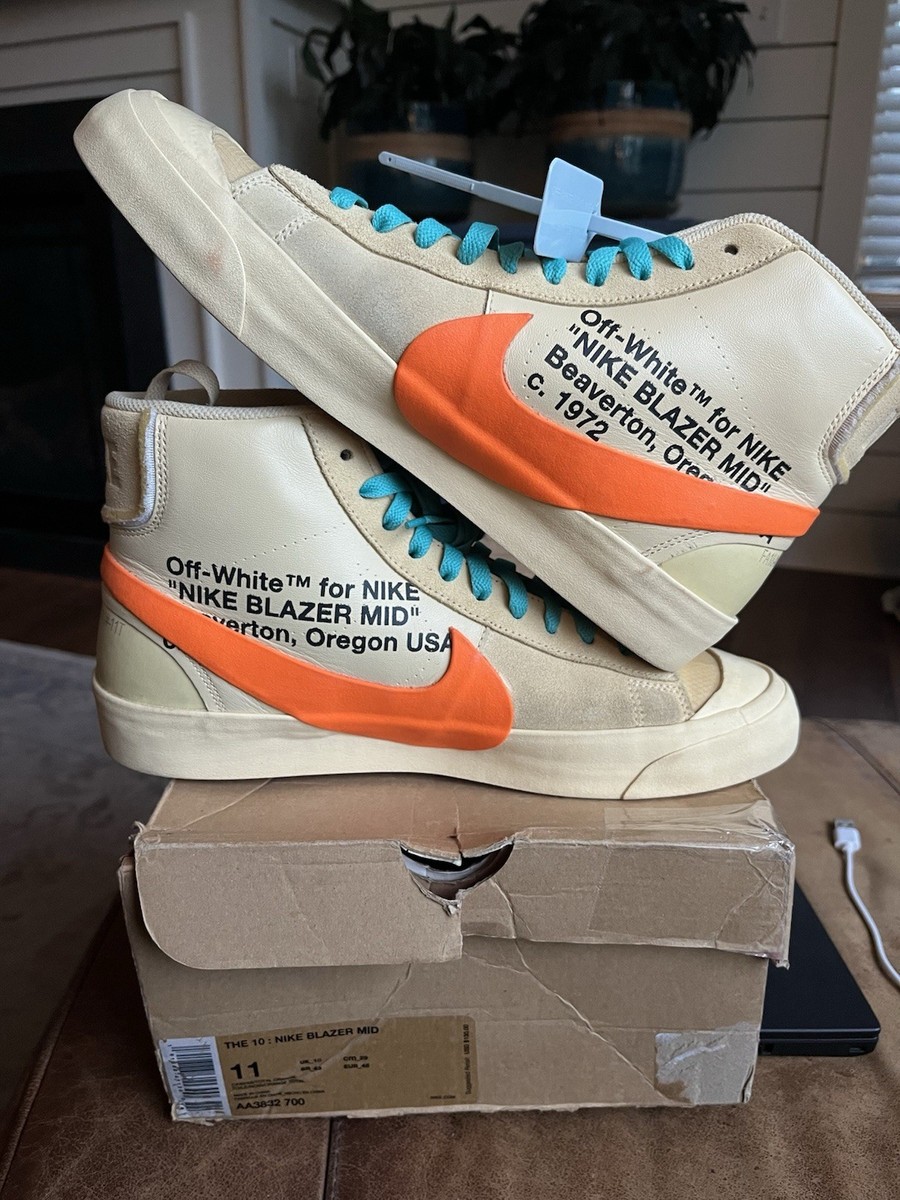 Size 11 Nike Off-White x Blazer Mid All Hallows Eve 191888611300