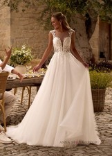 Lace wedding dress wedding dress 32-60 wide straps ivory buttons to measure tattoo