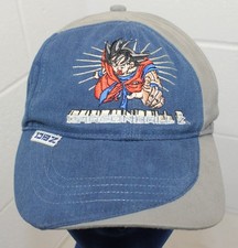 Dragon Ball Z Goku Strapback KIDS Hat Cap Animation Bird Studio 2 Tone 2000 TOEI