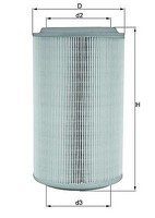 Mahle Luftfilter U.A. FüR Alfa Romeo, Lancia
