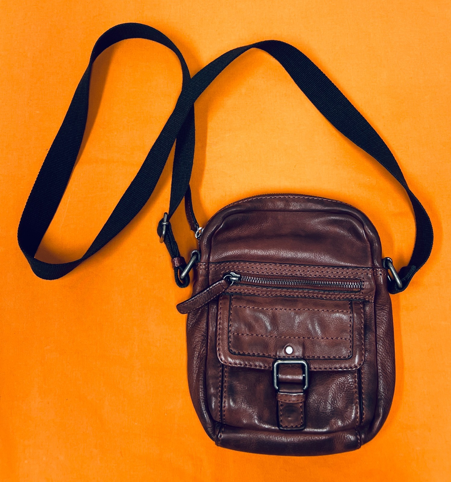 Leather Brown Crossbody Bag