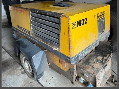 Kaeser M32 Fahrbarer Baukompressor |Nur 13980h |Top Zustand Sofort einsatzbereit