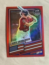 2026 Panini Prizm Stars & Stripes Red Jared Grindlinger /399  #87 USA