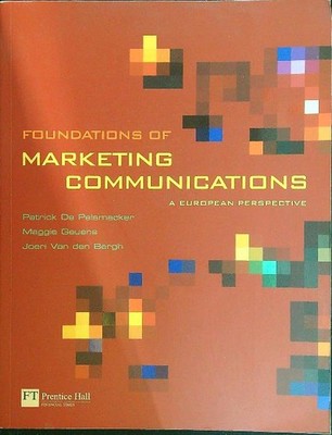 MARKETING KOMMUNIKATION: EINE EUROPÄISCHE PERSPEKTIVE AA.VV. PRENTICE HALL PRESS