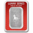 2026  Lunar Year of the Horse 1 oz .999 Silver Bar in TEP