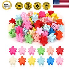 50 Pcs Colorful Mini Hair Claw Small Hair Clips