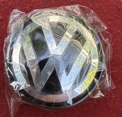 Original VW Alloy Wheel Center Cap Black Chrome - 7D0601165 BXF - 7M7 615 601