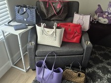 7 Coach Women s Handbag & Tote Lot Multicolor...