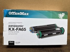 Office Max OM98918 Fax Machine Printing Cartridge for Panasonic KX-FA65 New