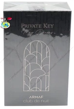 Private Key To My Dreams By Armaf Extrait De Parfum 3.3/3.4oz. Men New In Box