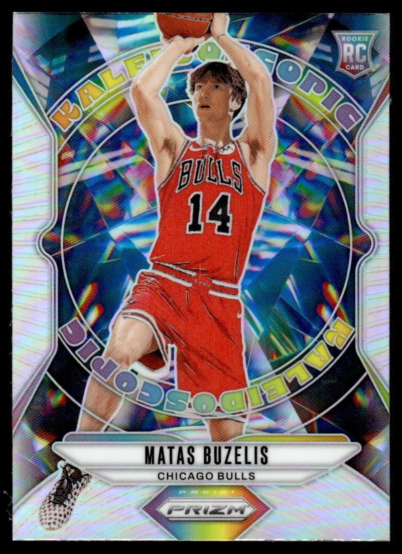 2024-25 Panini Prizm Kaleidoscopic Silver Matas Buzelis Rookie Chicago Bulls #27