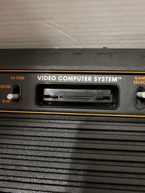 Atari 2600 with Paddles Controllers and 4 Games Untested for Parts Cx-2600a Read